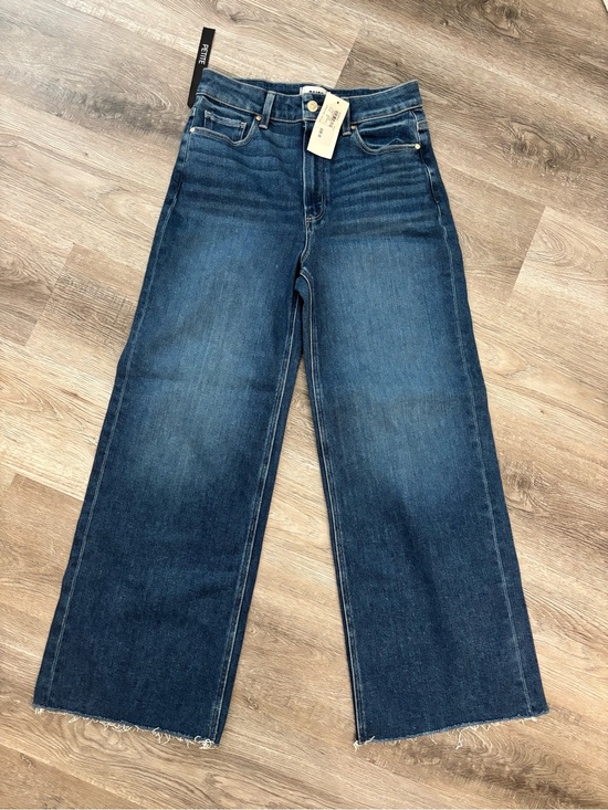 PAIGE Denim - paige anessa petite jean apreggio size 28 Wide Leg High-Rise petite 29”
